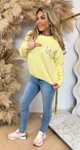 LA SMALL LEO SWEAT 3831388 YELLOW LA SMALL LEO SWEAT 3831388 YELLOW