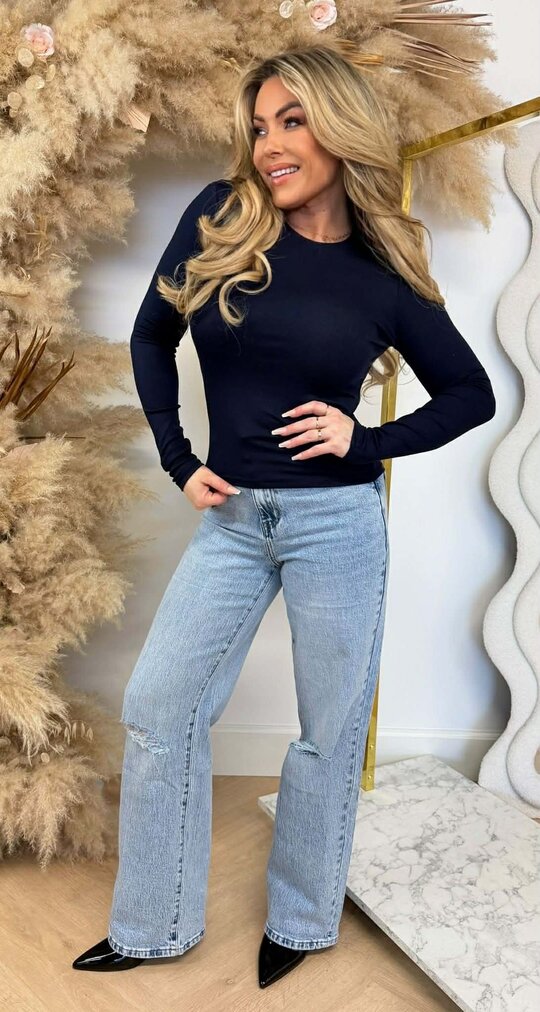 BY SWAN BASIC STRETCH SHIRT 9963 NAVY