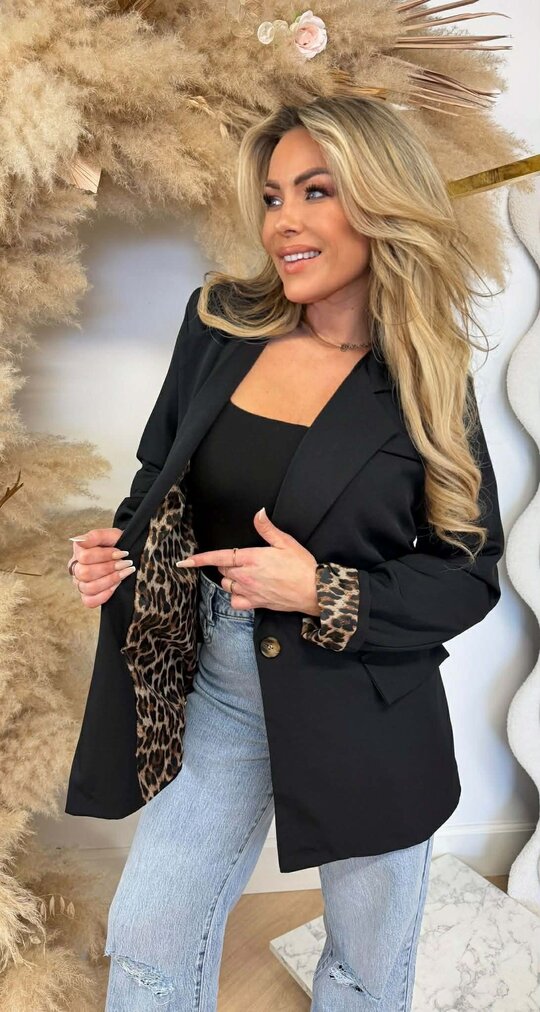 KIANA POCKET LUS BLAZER BLACK