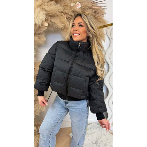 SHORT PUFFER JACKET 91137 BLACK