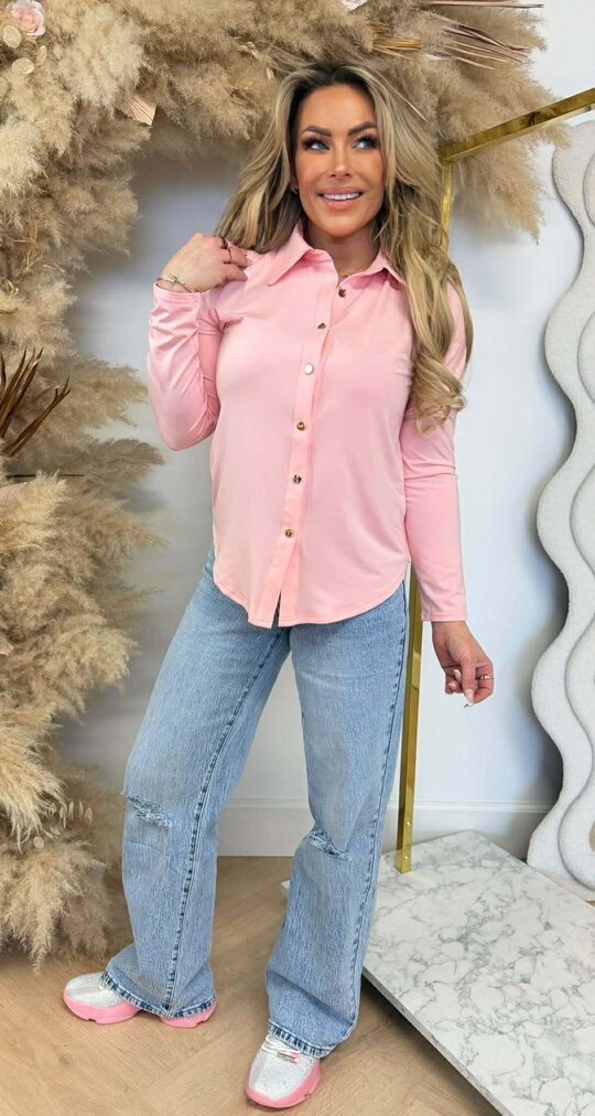 BY SWAN TRAVEL BLOUSE 6658 LIGHTPINK