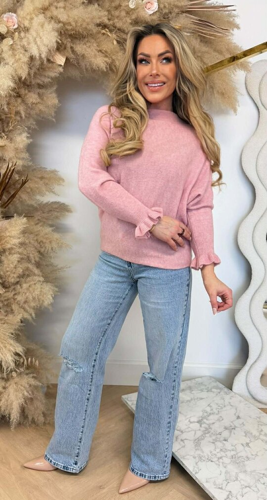 ROUCHE SOFT SWEAT OLDPINK