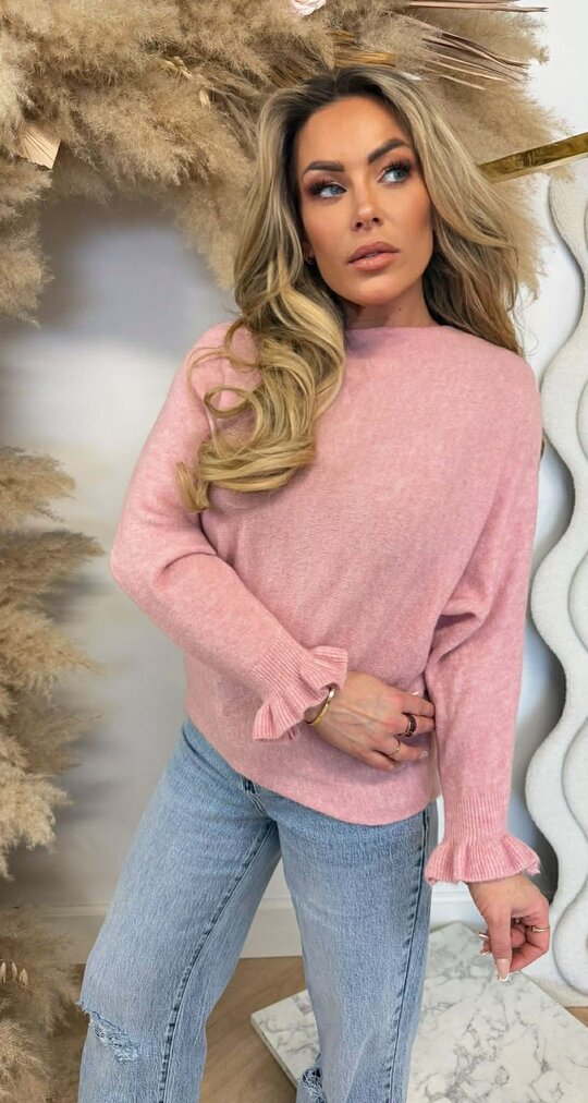 ROUCHE SOFT SWEAT OLDPINK