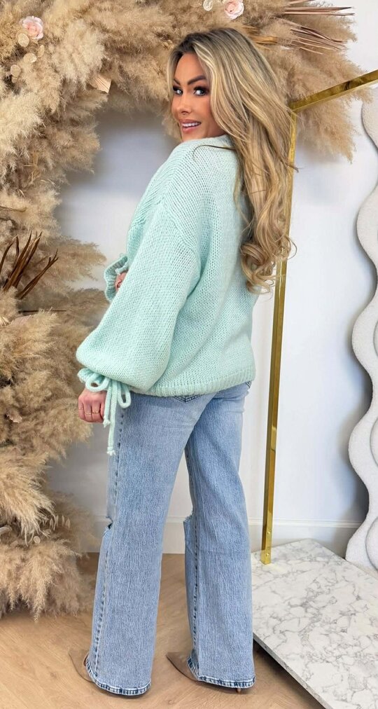 TARA STRIK MOUW SWEAT MINT