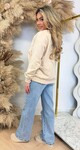 FLOWER SOHO SWEAT 8011509 BEIGE
