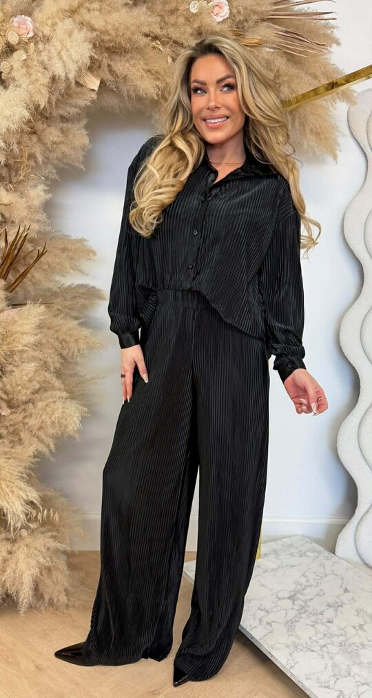 PLISSÉ SET 20280 BLACK