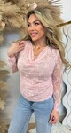 CINDY WATERFALL MESH TOP LIGHTPINK