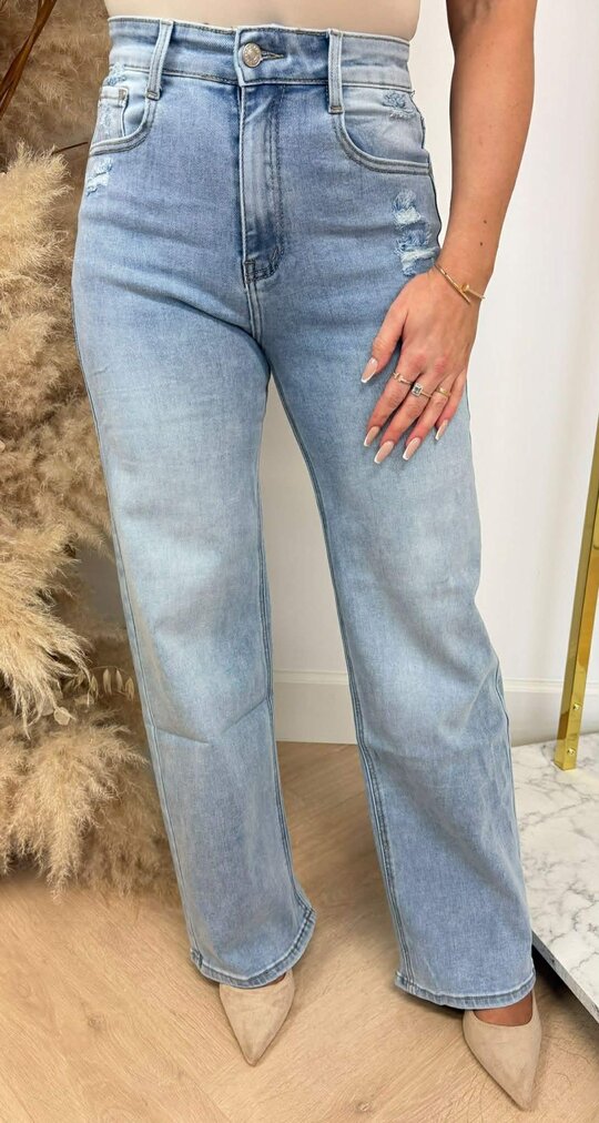 DAMAGDE STRETCH JEANS 5359 DENIMBLUE