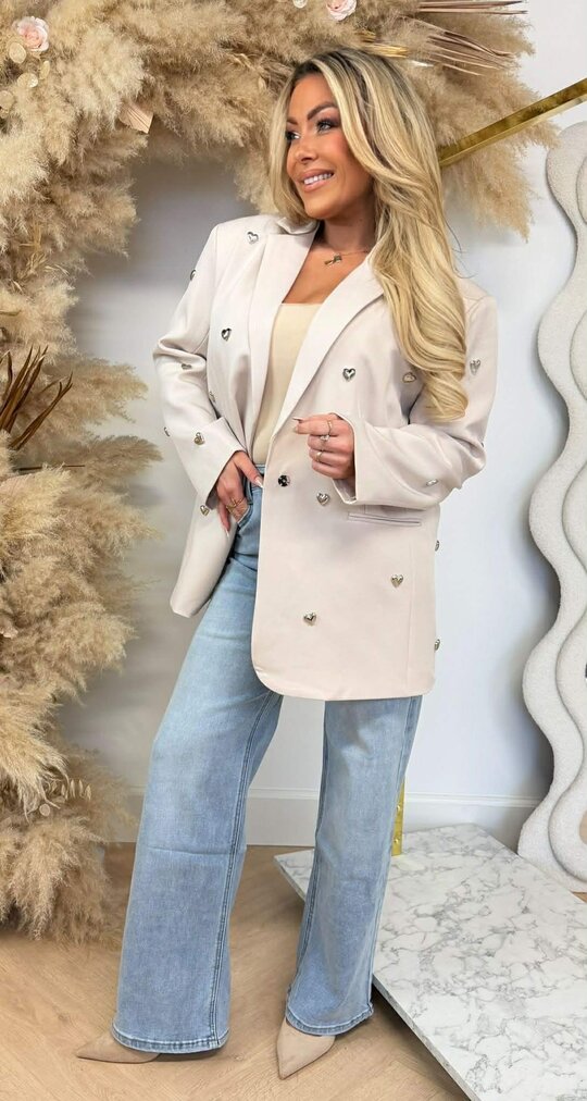 BESTSELLER HARTJES BLAZER 1144 BEIGE