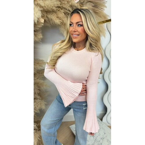 BIBI FLAIR MOUW TOP LIGHTPINK
