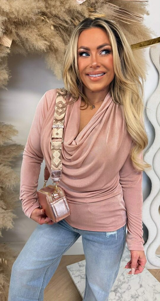 SHINE WATERVAL TOP OLDPINK