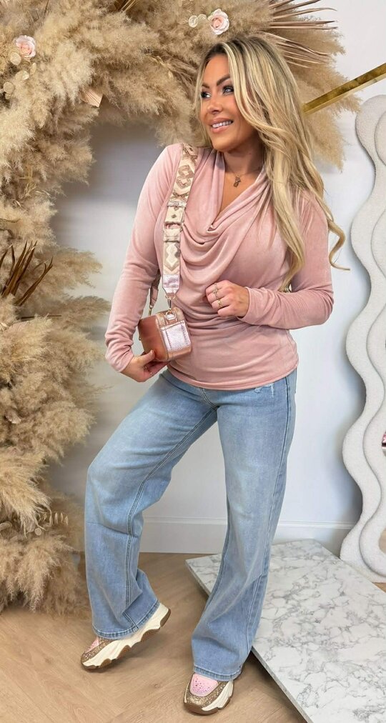 SHINE WATERVAL TOP OLDPINK