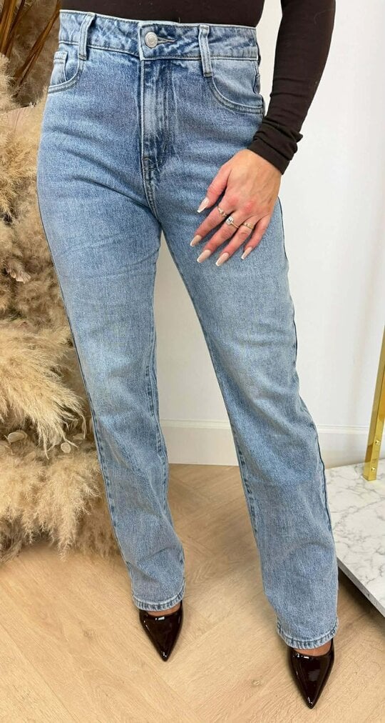 STRAIGHT FIT JEANS 0067-8 LIGHTDENIM