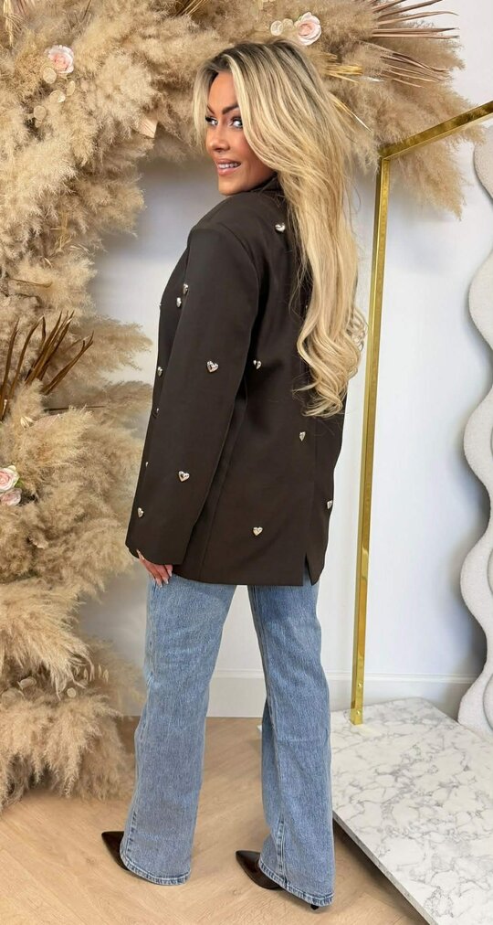 BESTSELLER HARTJES BLAZER 1144 CHOCO