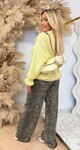 TEDDY RUFFLE SWEATER YELLOW