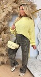 TEDDY RUFFLE SWEATER YELLOW