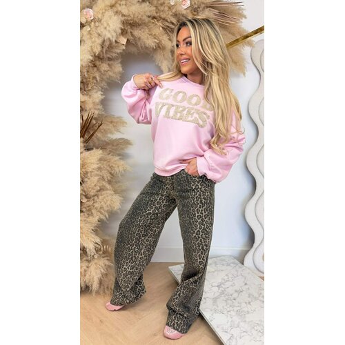 TEDDY GOOD VIBES SWEAT PINK