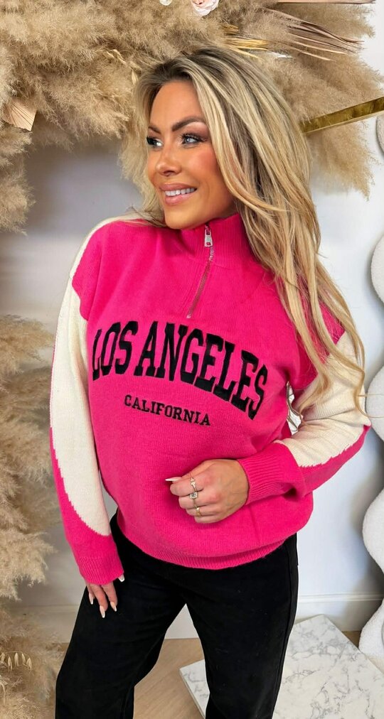 ACTIE LOS ANGELES SWEAT 381169 FUCHSIA