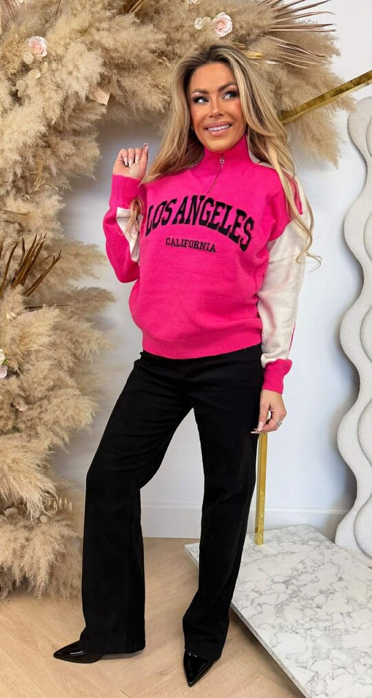 ACTIE LOS ANGELES SWEAT 381169 FUCHSIA