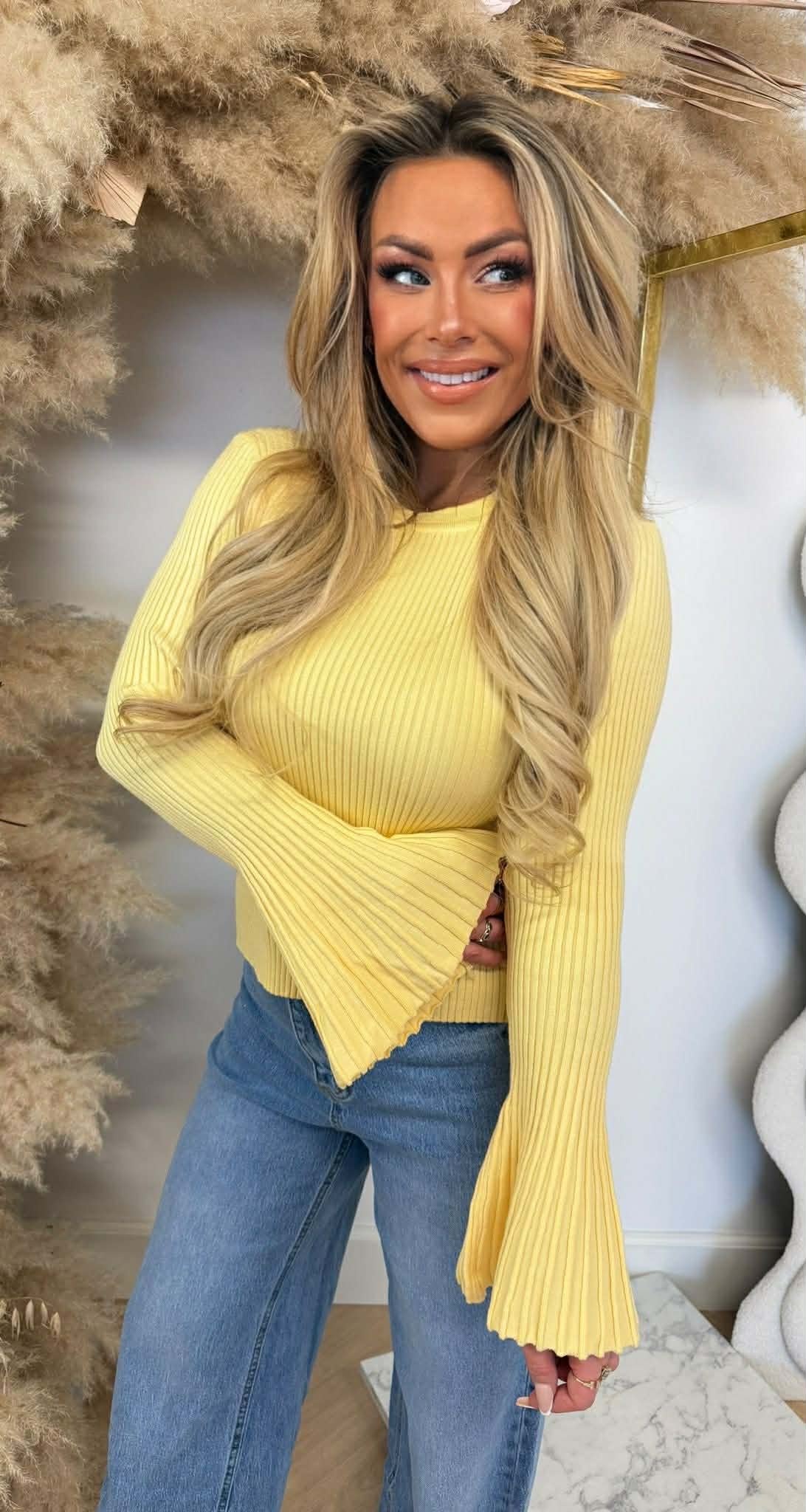 BIBI FLAIR MOUW TOP 2033 YELLOW