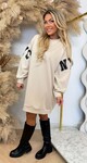 NYC LONG SWEAT BEIGE
