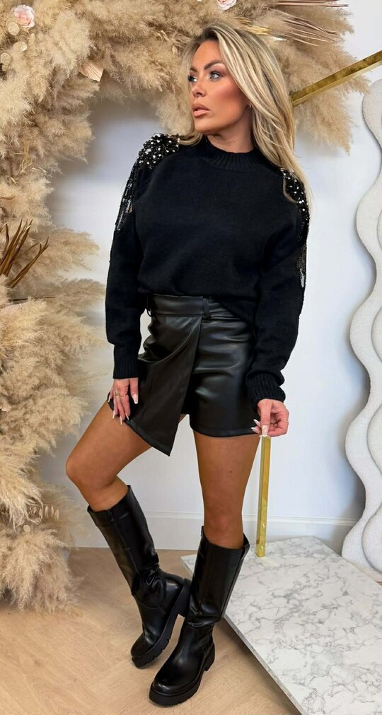 GLITZ & GLAM SWEAT 2416 BLACK