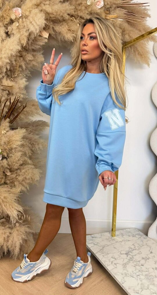 NYC LONG SWEAT ICEBLUE