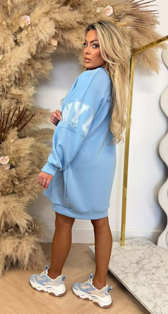 NYC LONG SWEAT ICEBLUE