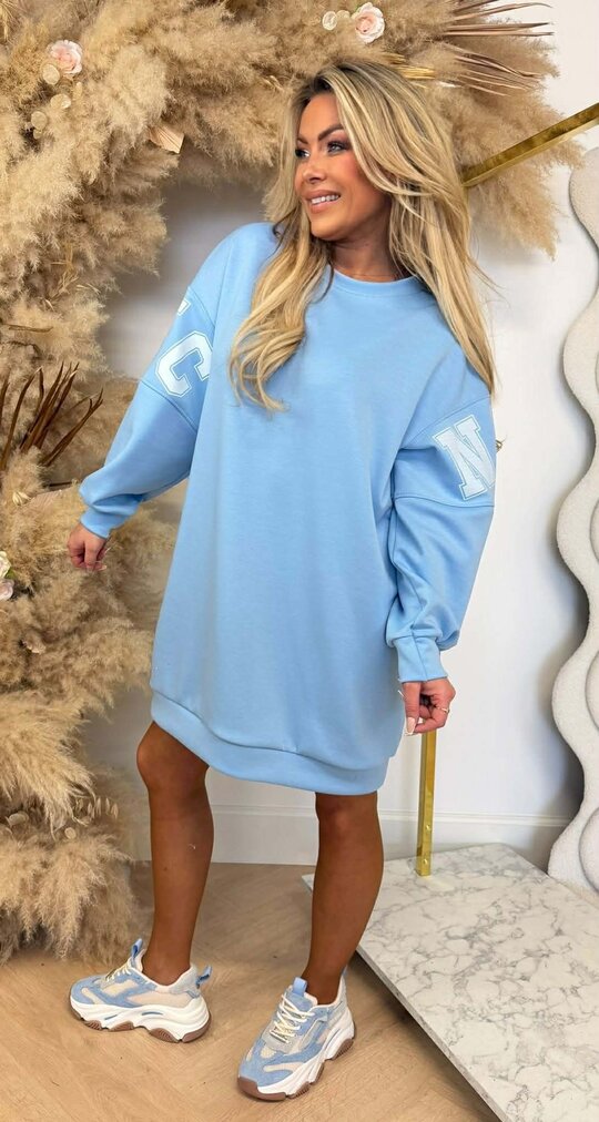 NYC LONG SWEAT ICEBLUE