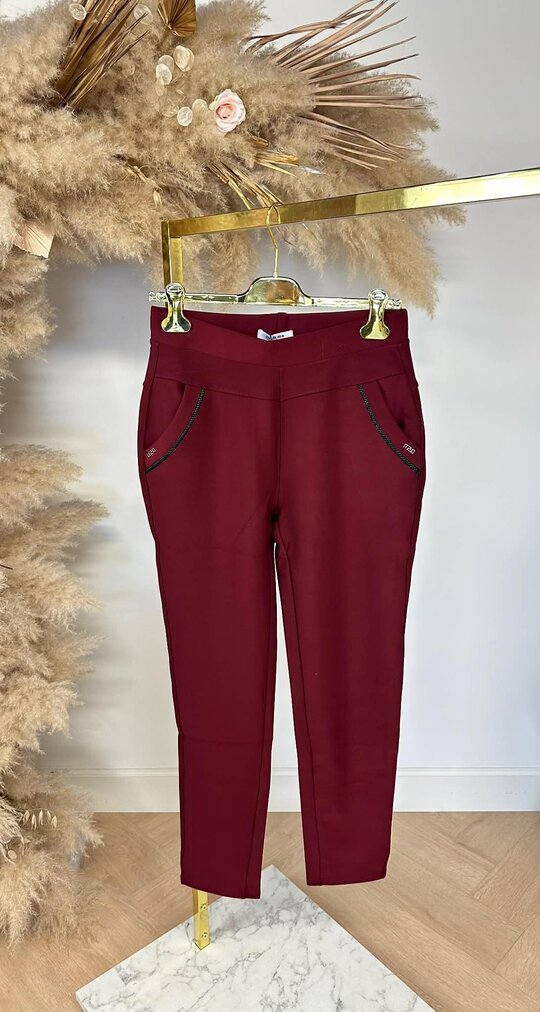 TREGGING 3312-8 BURGUNDY