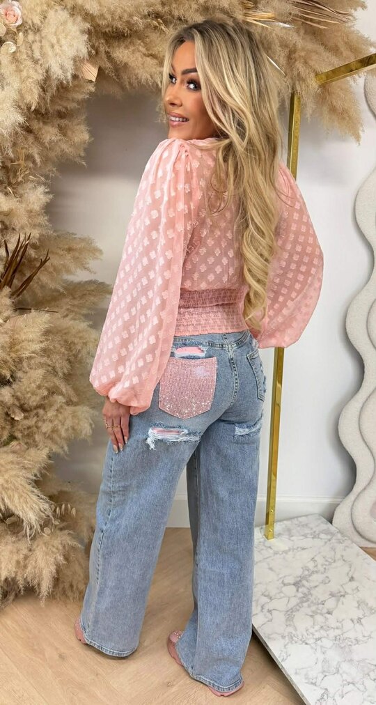 CUTIE BOORDY TOP 5419 SOFTPINK