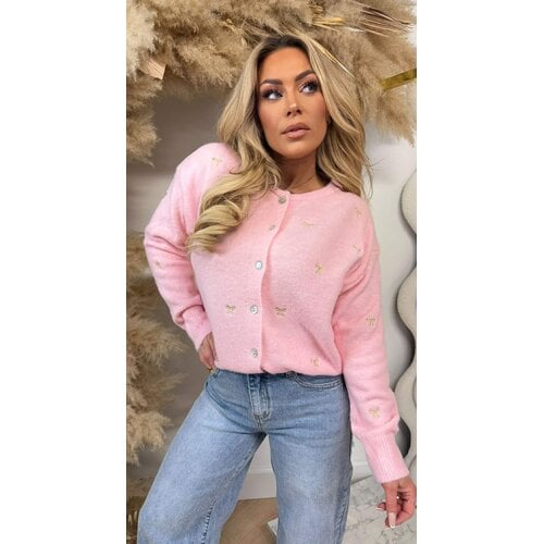 BOW SOFT VEST/SWEAT AM761 PINK