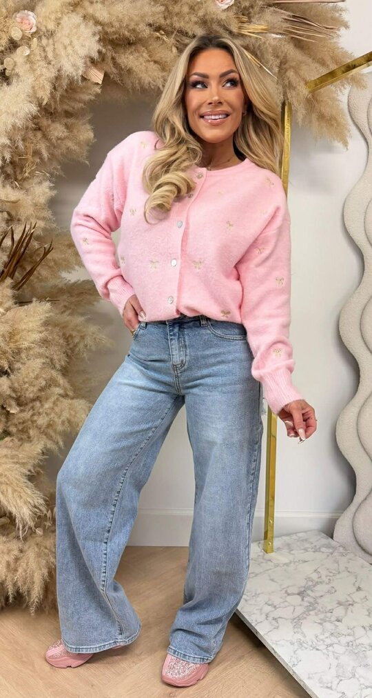 BOW SOFT VEST/SWEAT AM761 PINK