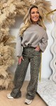 ISABEL CROPPED SWEAT TAUPE