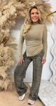 BASIC SPLIT TOP 20968 TAUPE