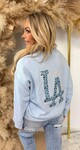 LA SMALL LEO SWEAT 3831388 ICEBLUE