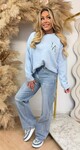 LA SMALL LEO SWEAT 3831388 ICEBLUE