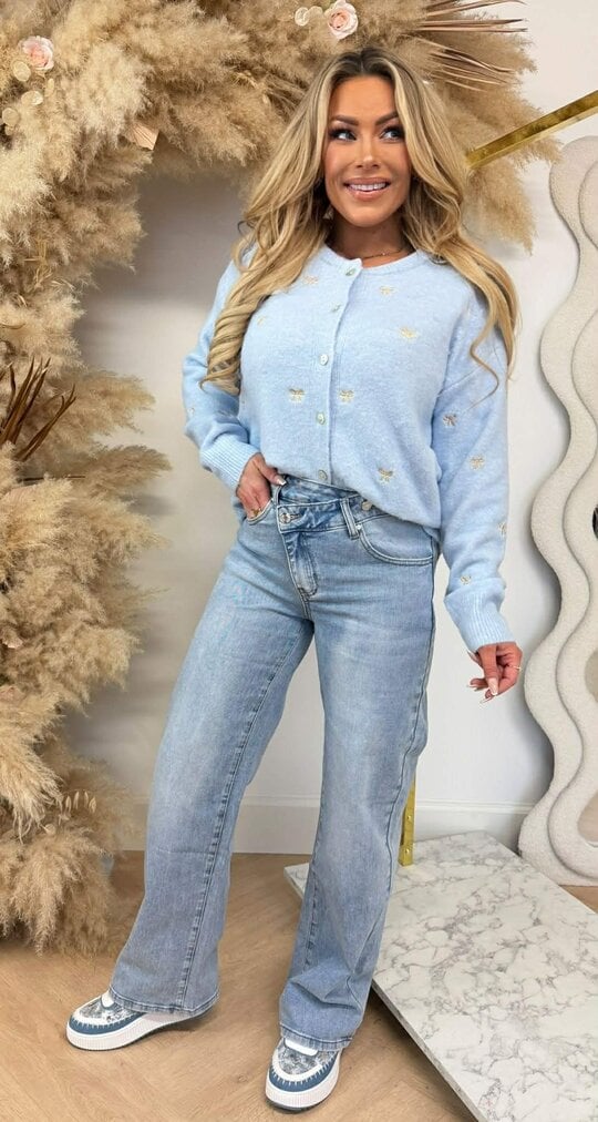 BOW SOFT VEST/SWEAT AM761 ICEBLUE