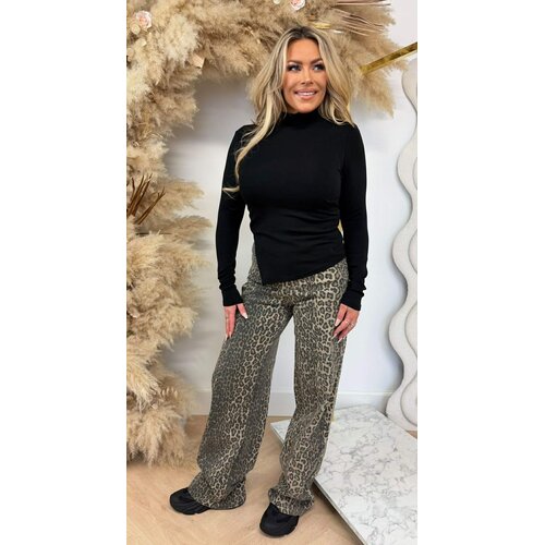 BASIC SPLIT TOP 20968 BLACK