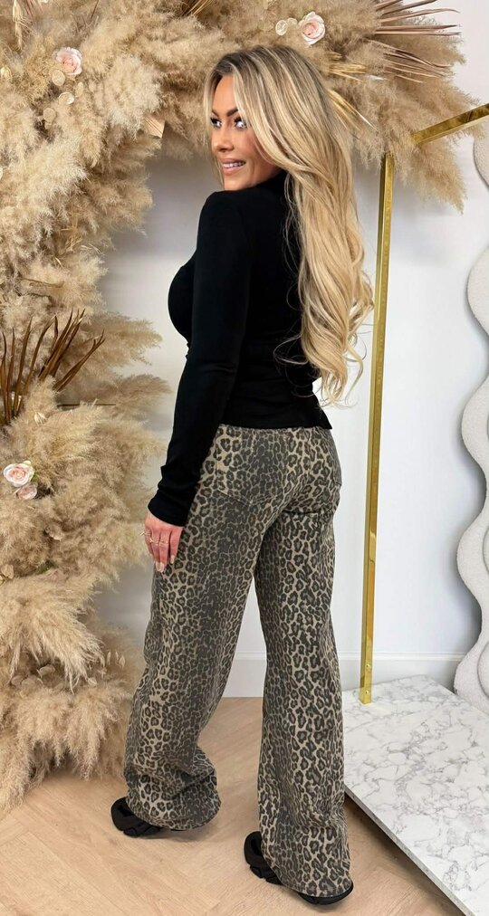 BASIC SPLIT TOP 20968 BLACK