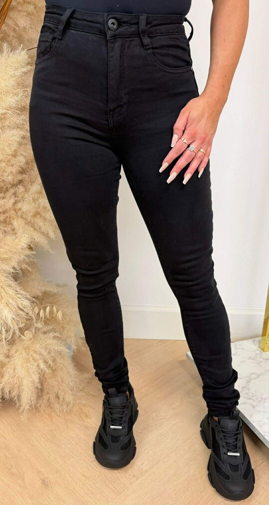 PUSH UP SKINNY JEANS 5399-10 BLACK