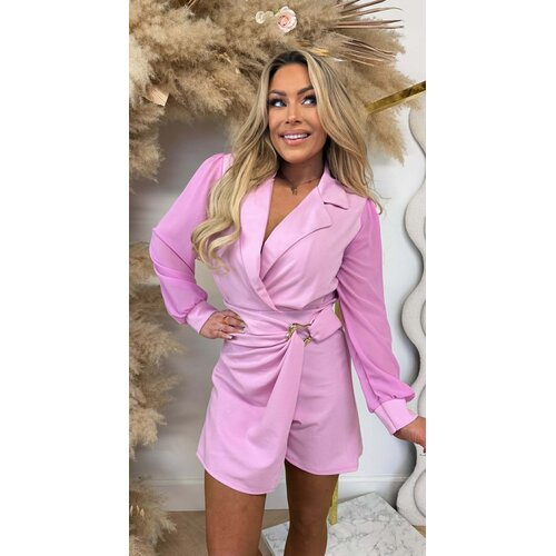 GOLDIE OMSLAG PLAYSUIT PINK