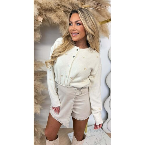 BOW SOFT VEST/SWEAT AM761 BEIGE