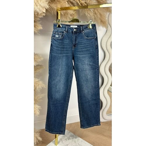 GLITTER POCKET JEANS T63-2 DENIMBLUE