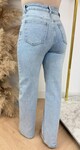 WIDE LEG GLITTER JEANS 880-9 LIGHTDENIM