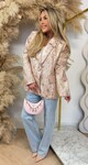 GLAM FLOWER BLAZER ZP1002 PINK