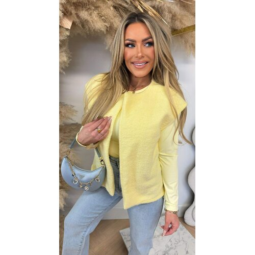 BASIC VILT GILET BUTTERYELLOW