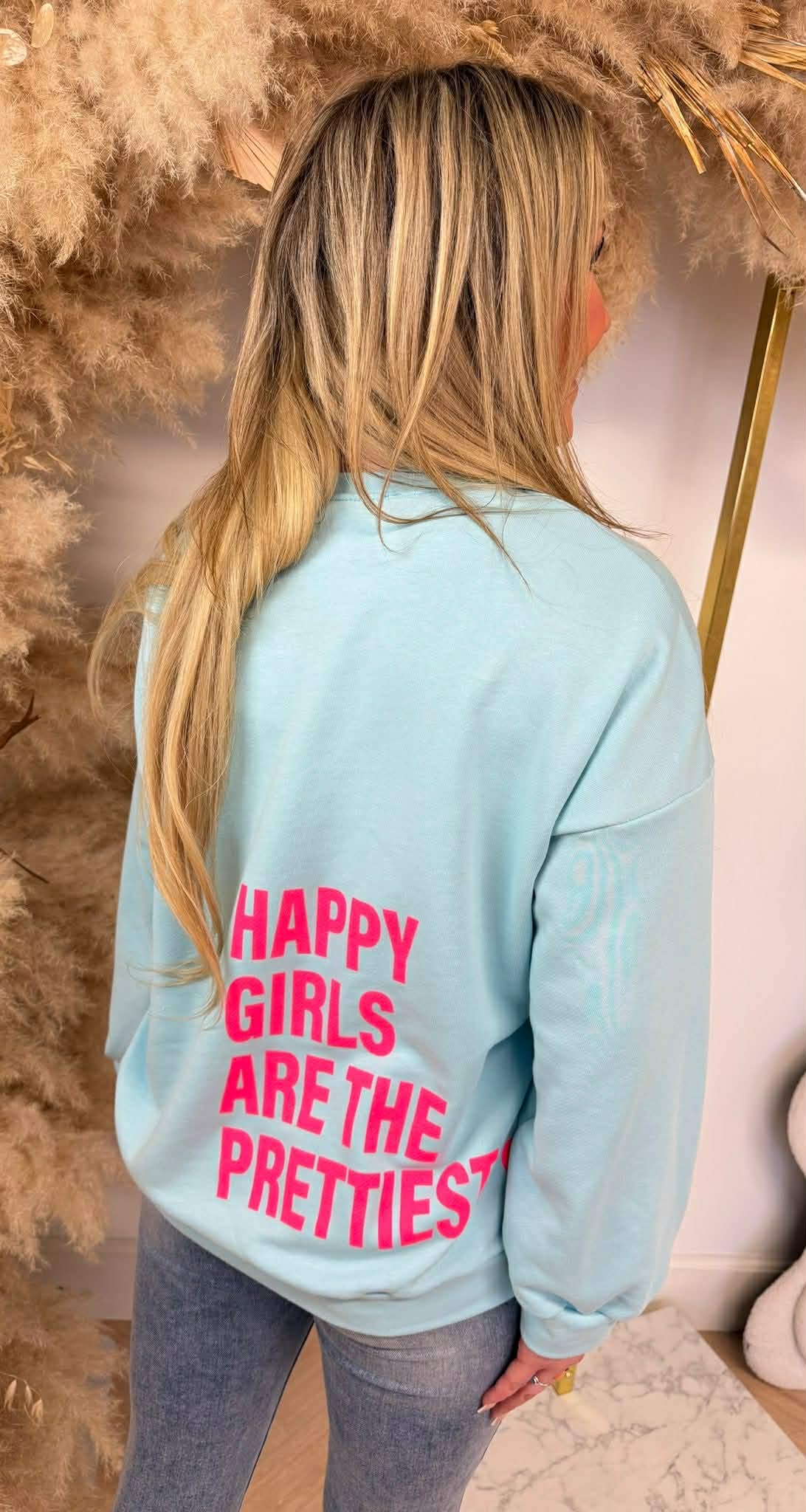 HAPPY GIRLS SWEAT ICEBLUE