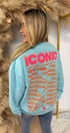 ICONIC SWEAT ICEBLUE