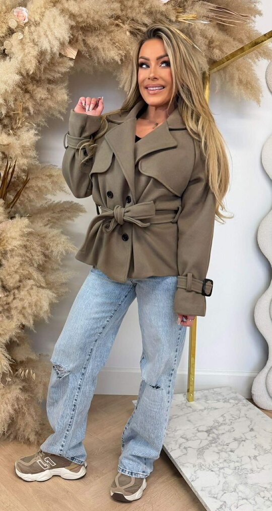 LUSSI COAT TAUPE